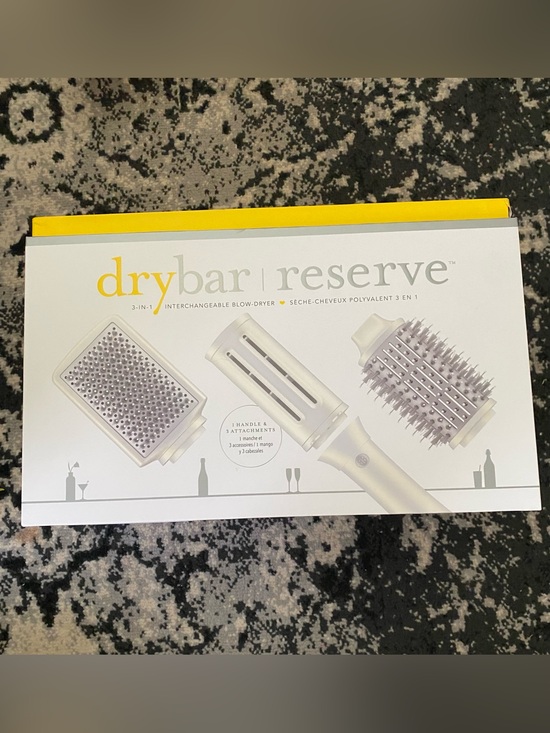 Drybar Other - Drybar Reserve 3-in-1 Interchangeable Blow-Dryer — White & Yellow Accents
